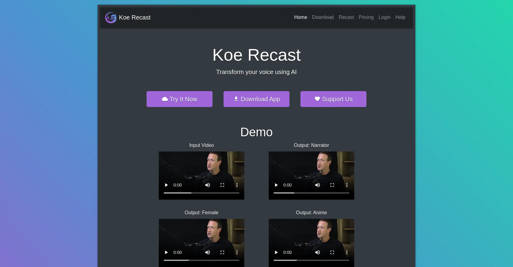 Koe Recast