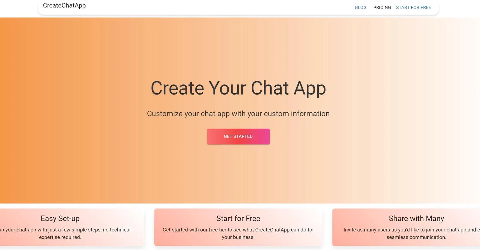 CreateChatApp 