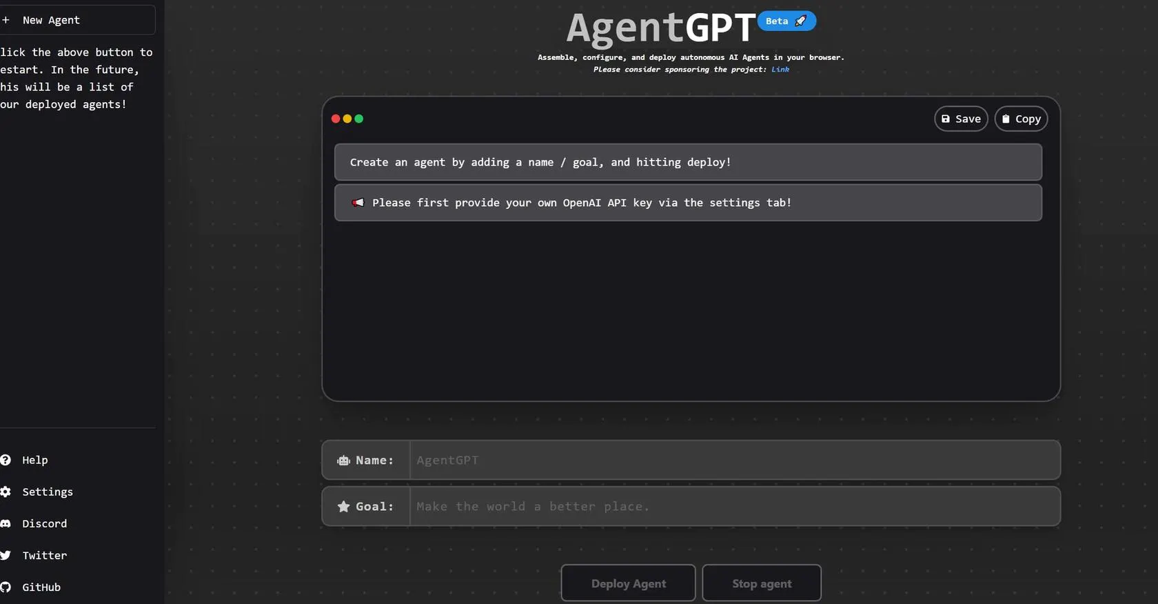 AgentGPT 