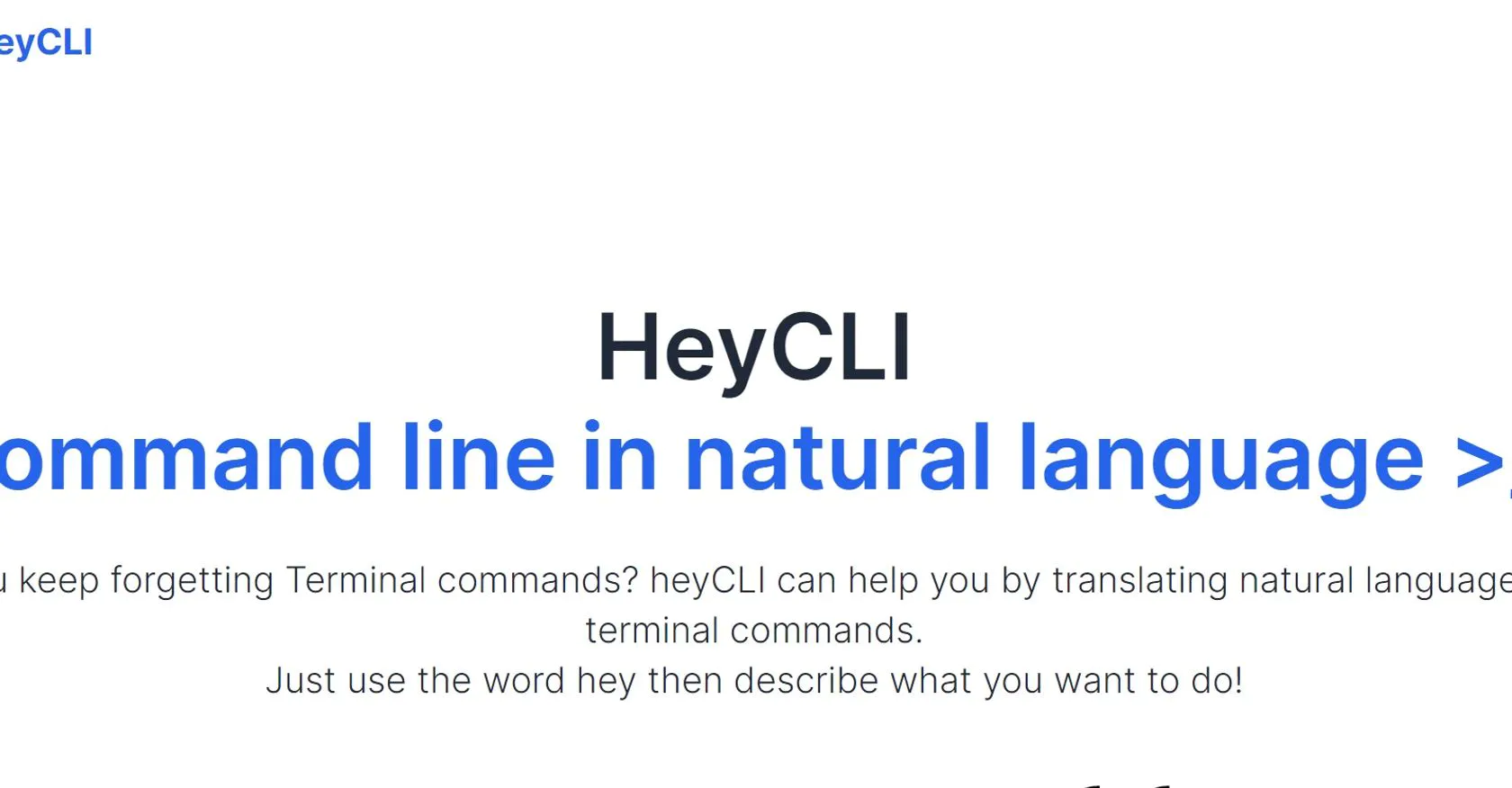 HeyCLI 