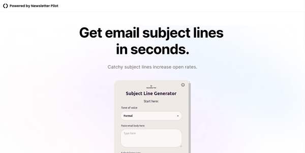 Subject Line Generator 