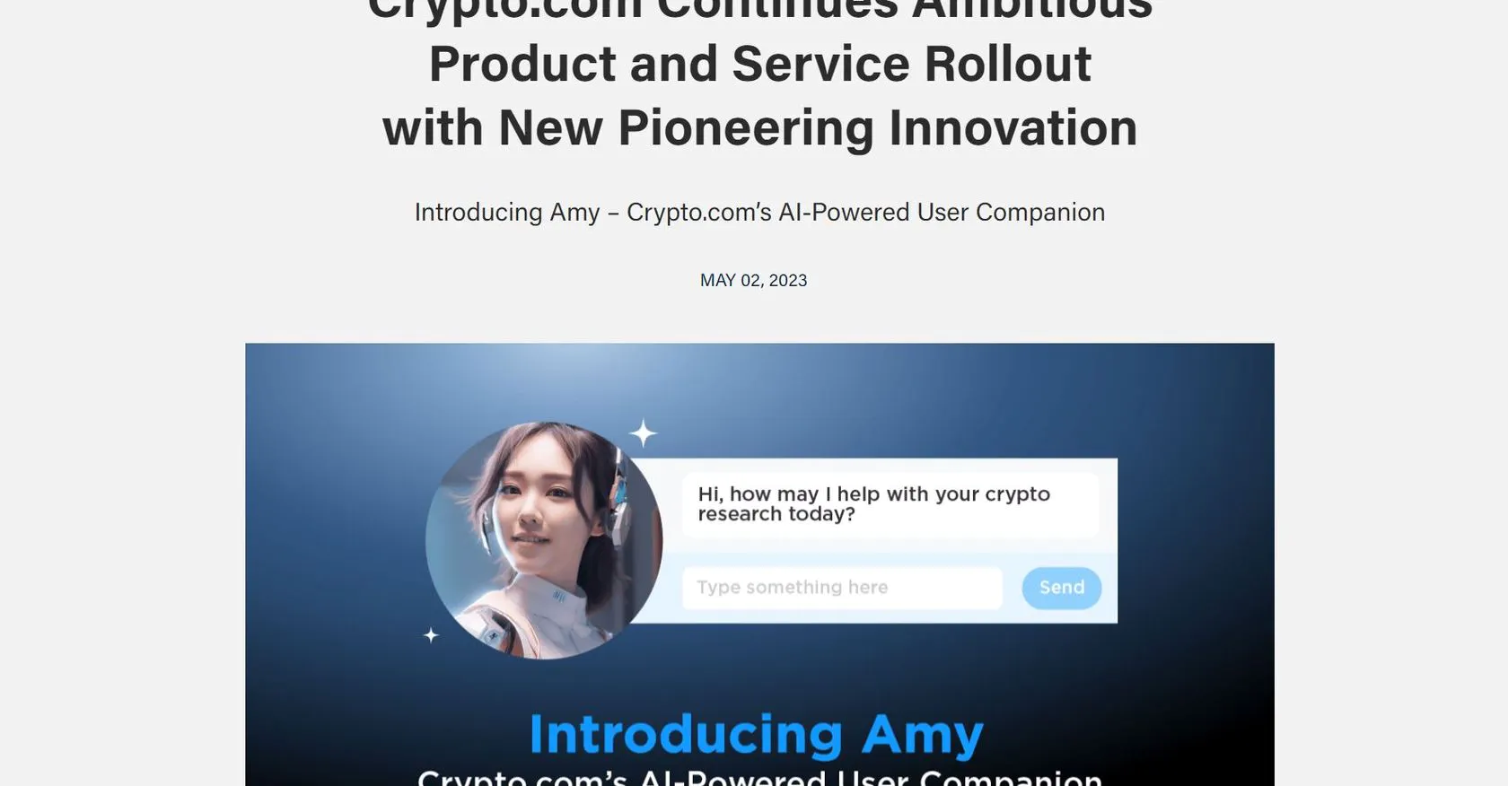 Amy by Crypto.com