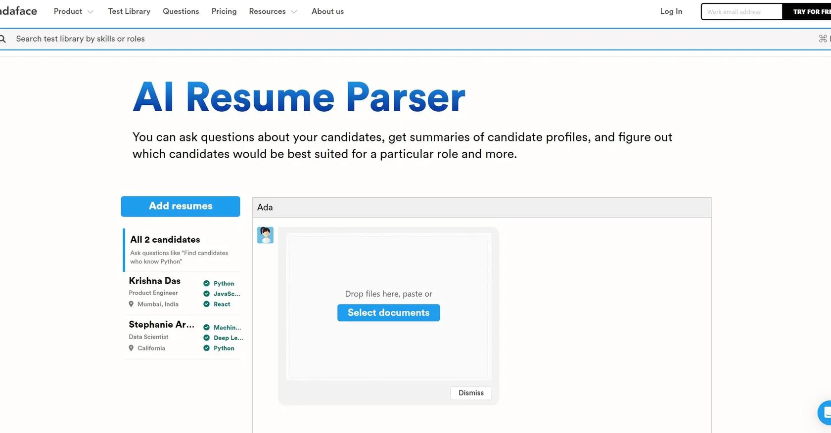 AI Resume Parser 