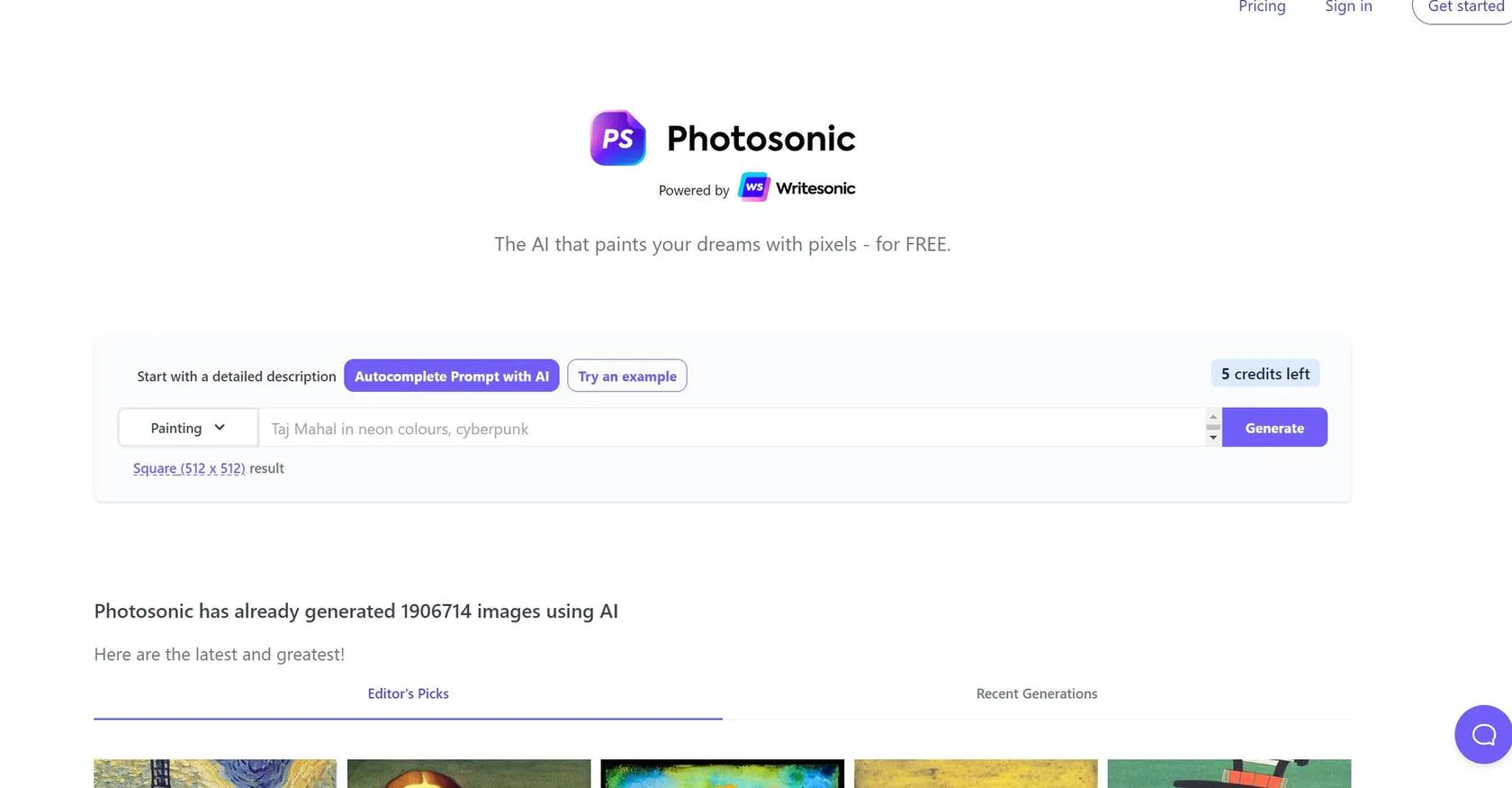 Photosonic AI 