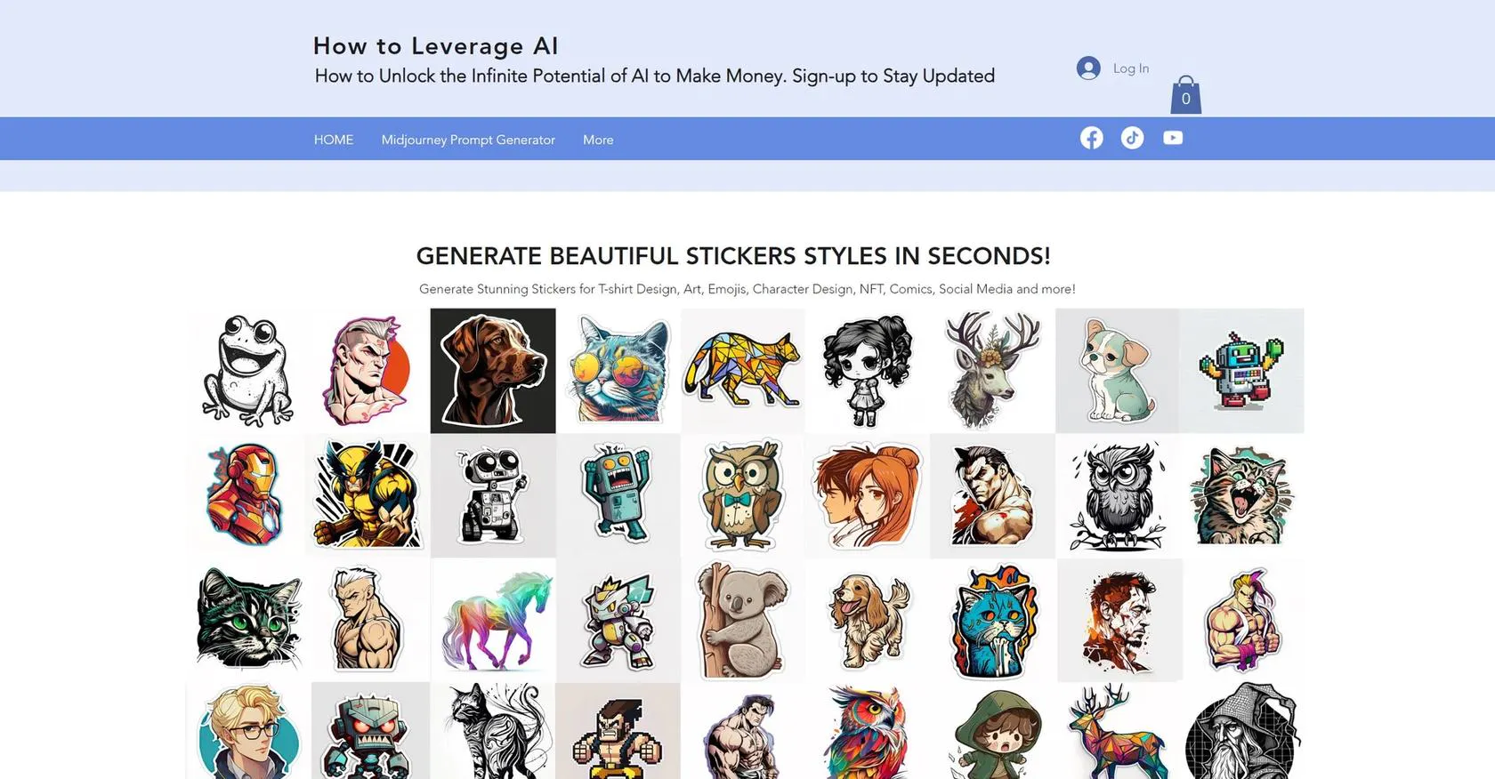 Sticker Prompt Generator 