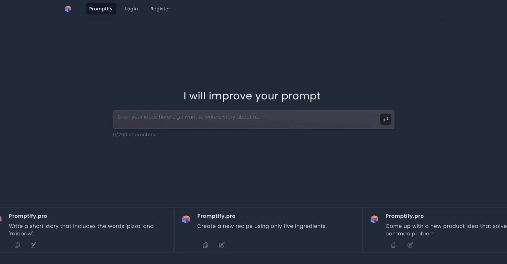 Promptify Editor 