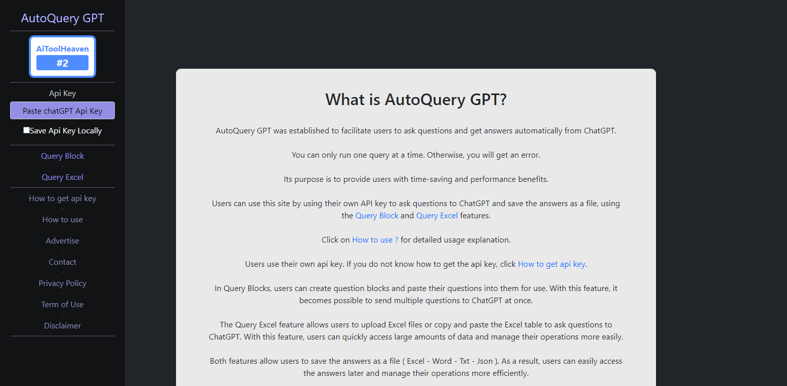 AutoQuery GPT