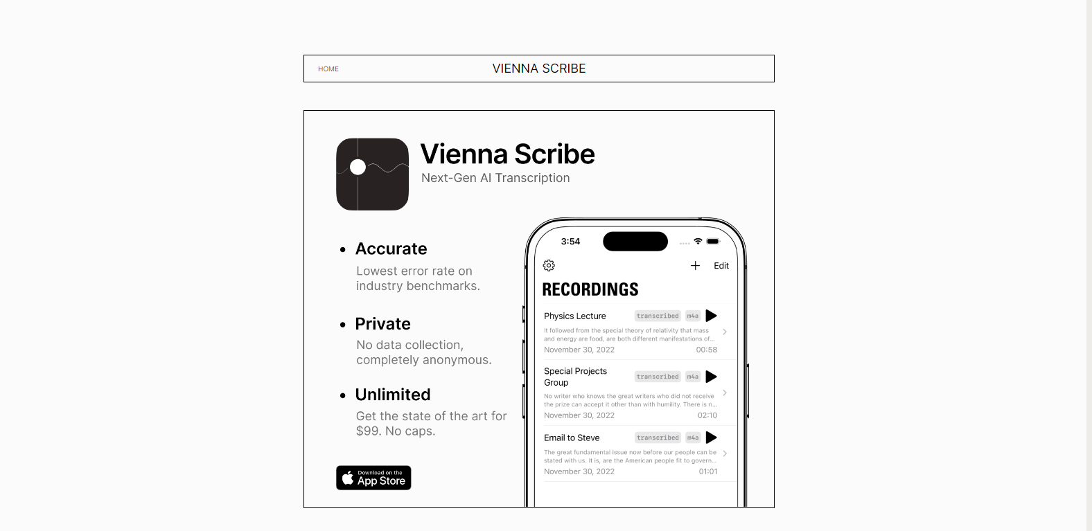 Vienna Scribe