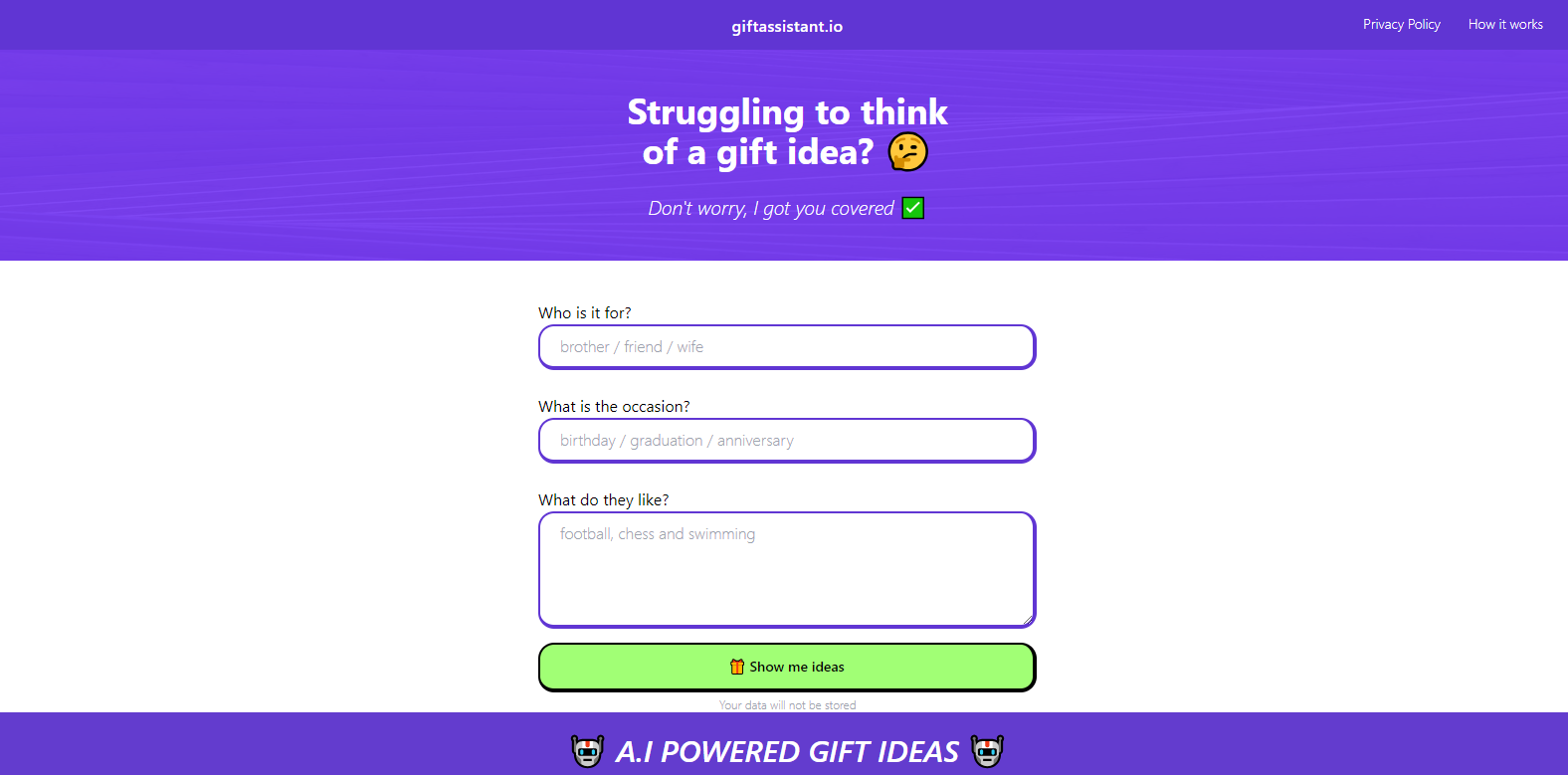 Giftassistant