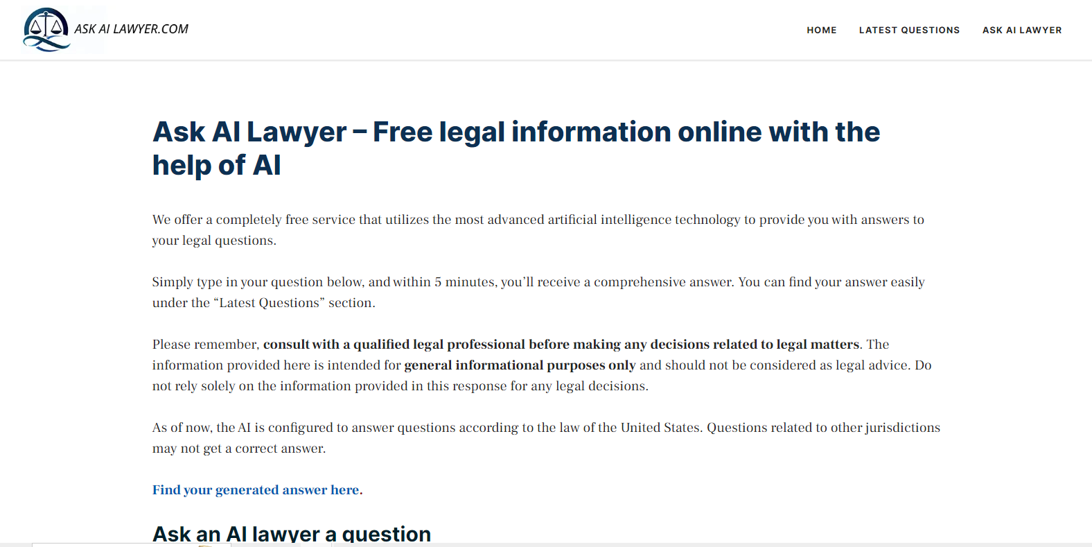 Ask AI Lawyer