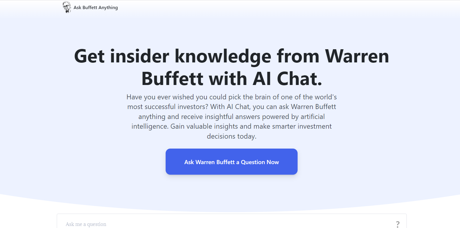 Browse 3500+ AI Tools Research Ask Buffet Anything Ask Buffet Anything