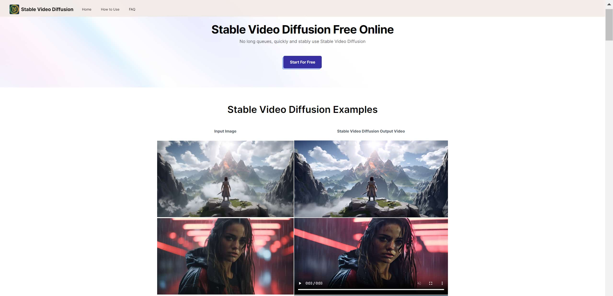 Stable video diffusion online 