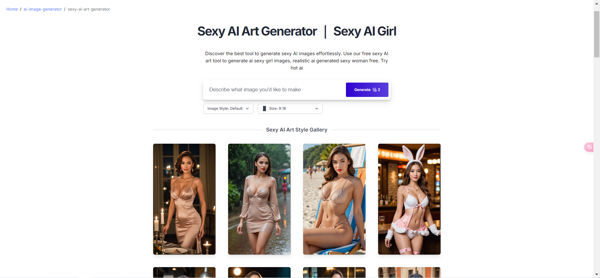 Sexy AI Art Generator