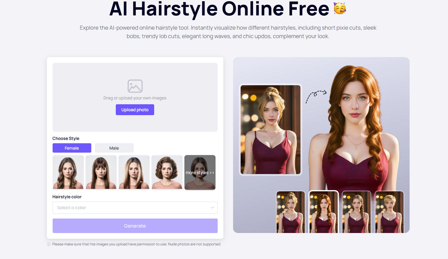 AI Hairstyle Changer 
