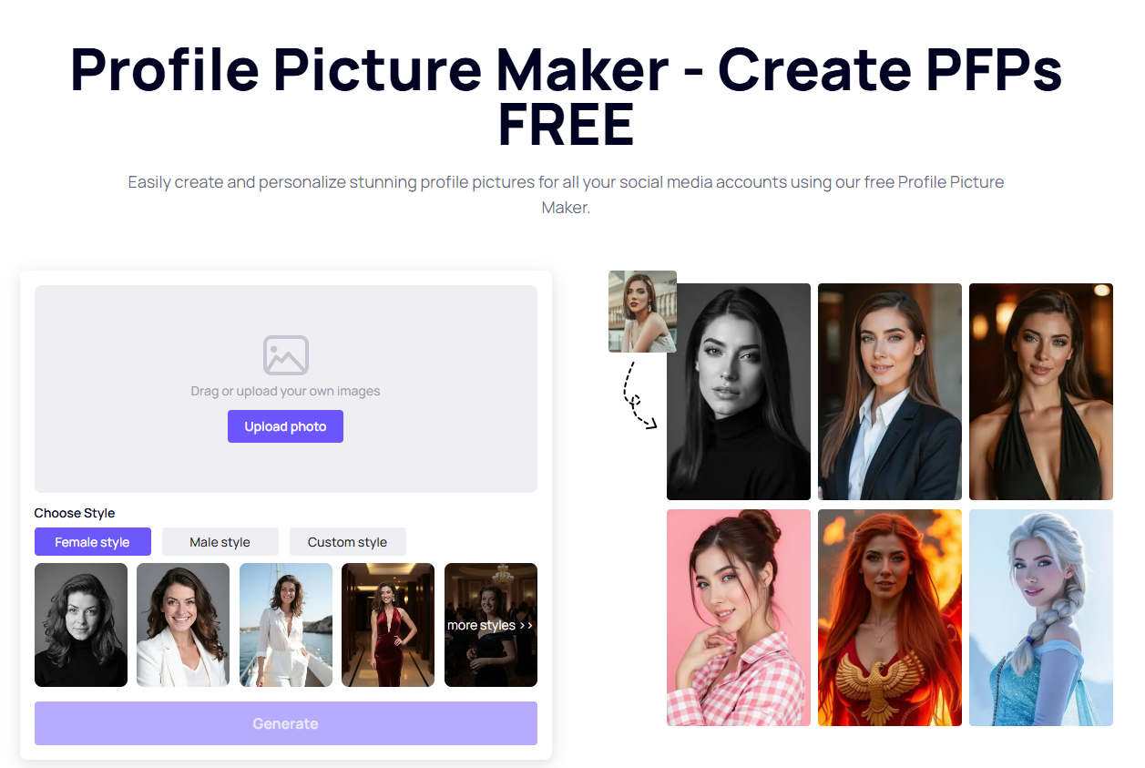 AI Profile Picture Maker 