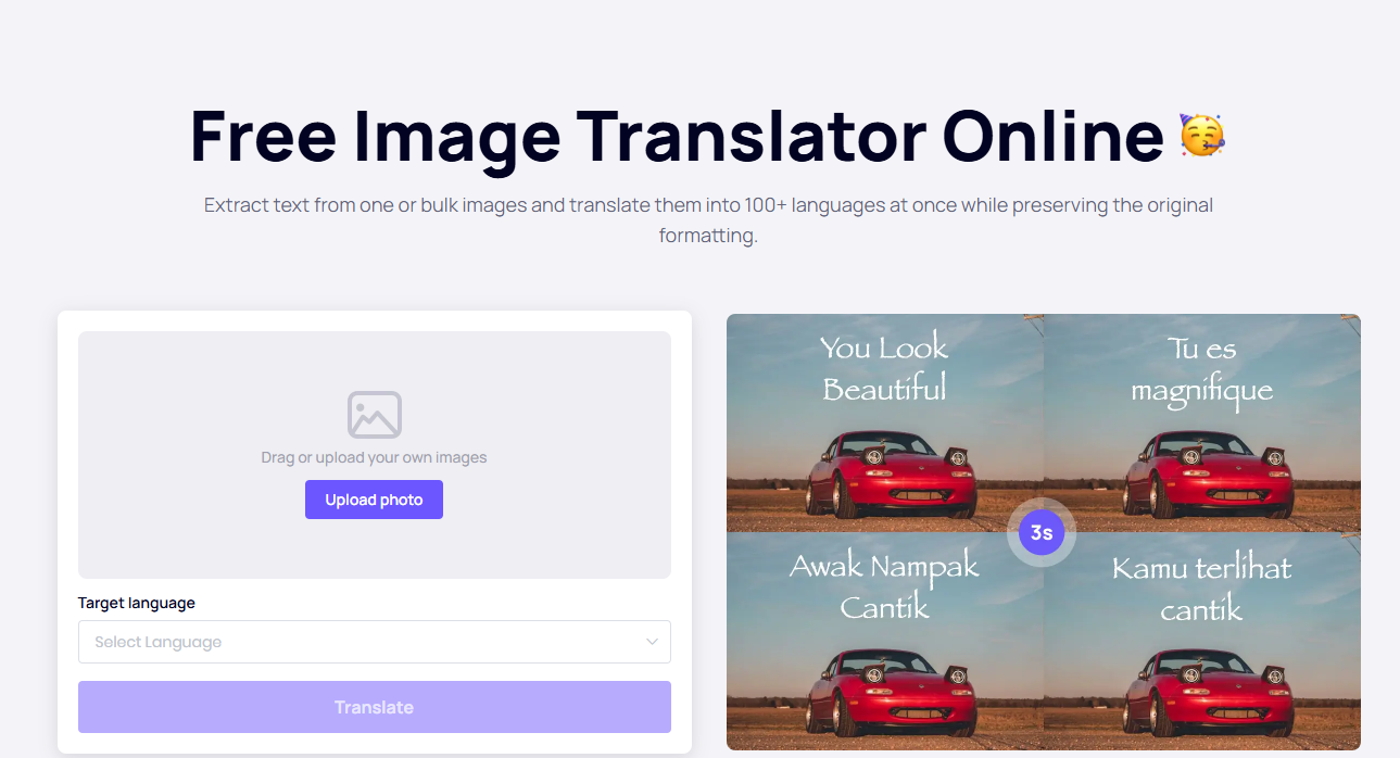 AI Image translator 