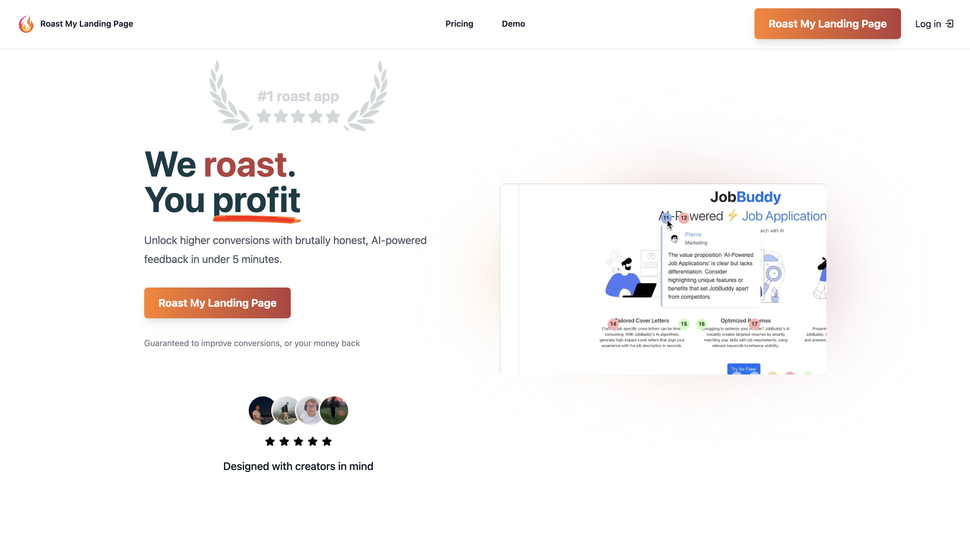 Roast My Landing Page