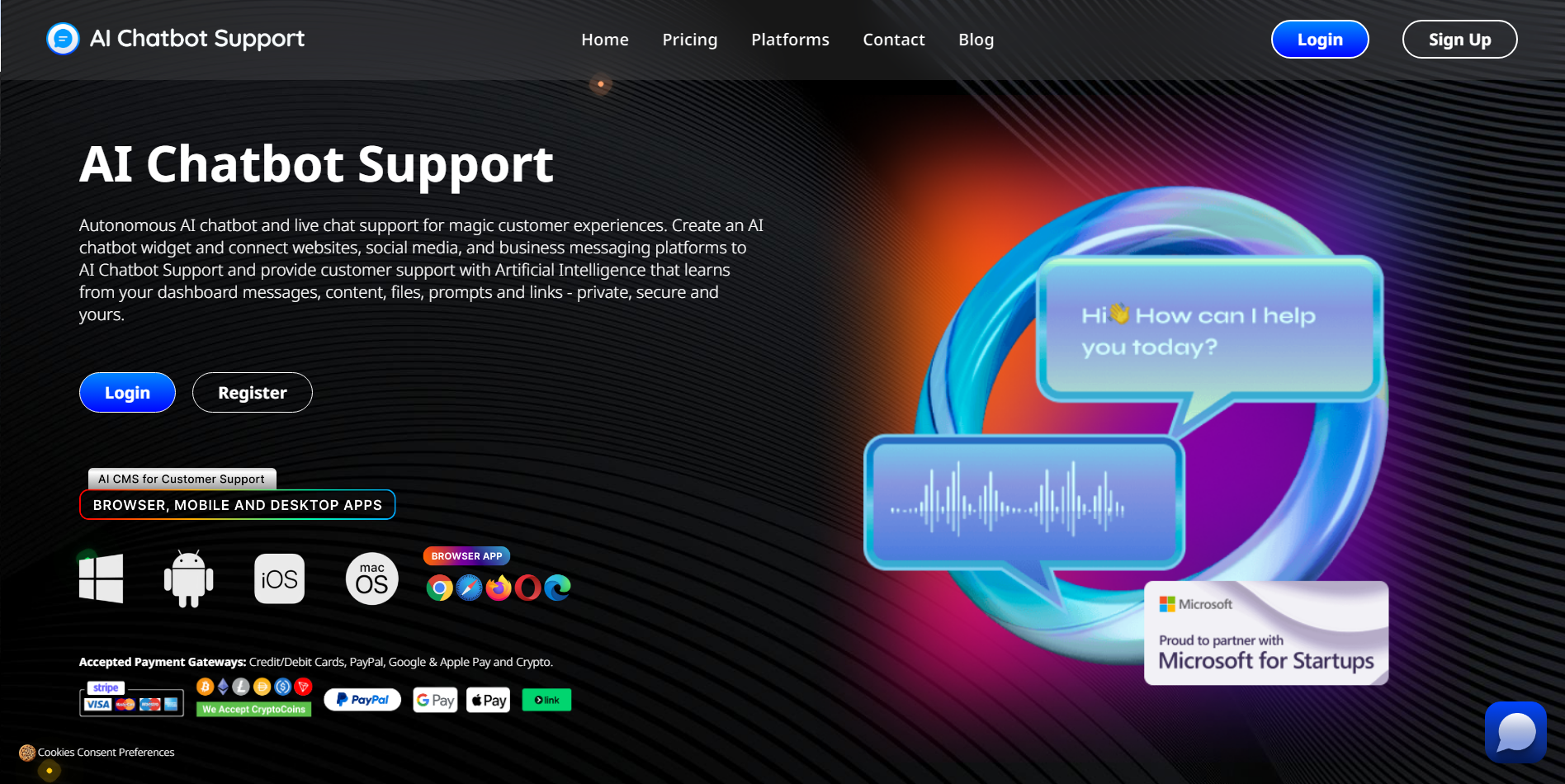 AI Chatbot Support