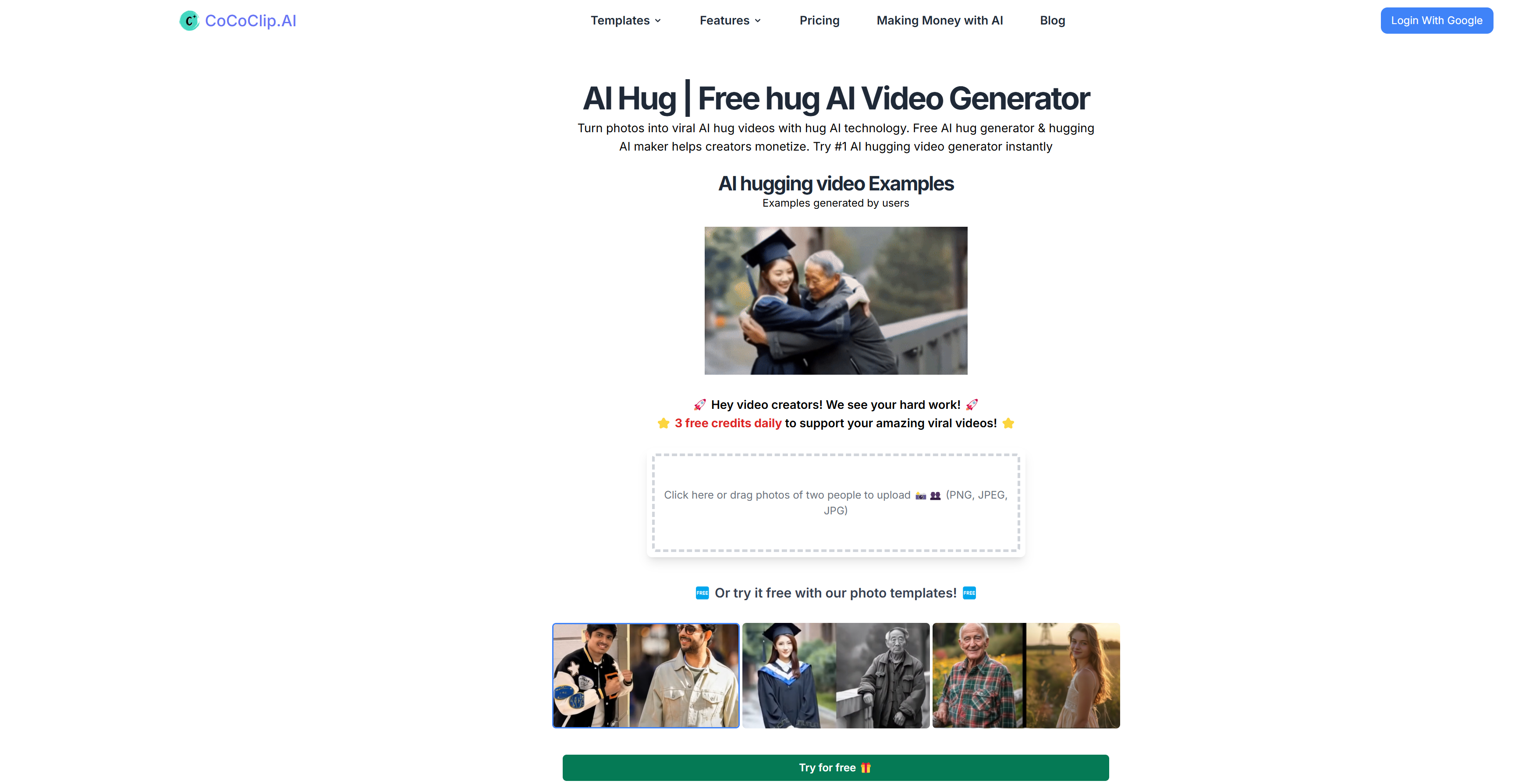 Al Hugging Video Generator