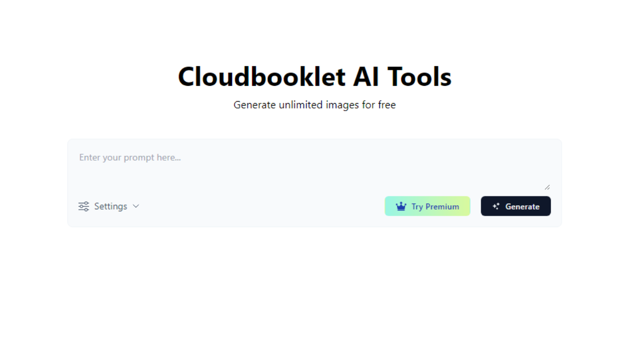 Cloudbooklet AI