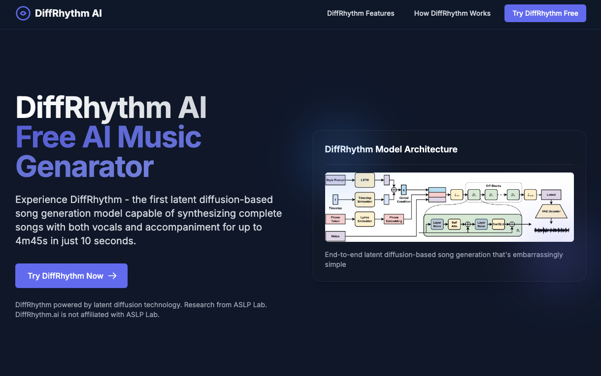 DiffRhythm AI 
