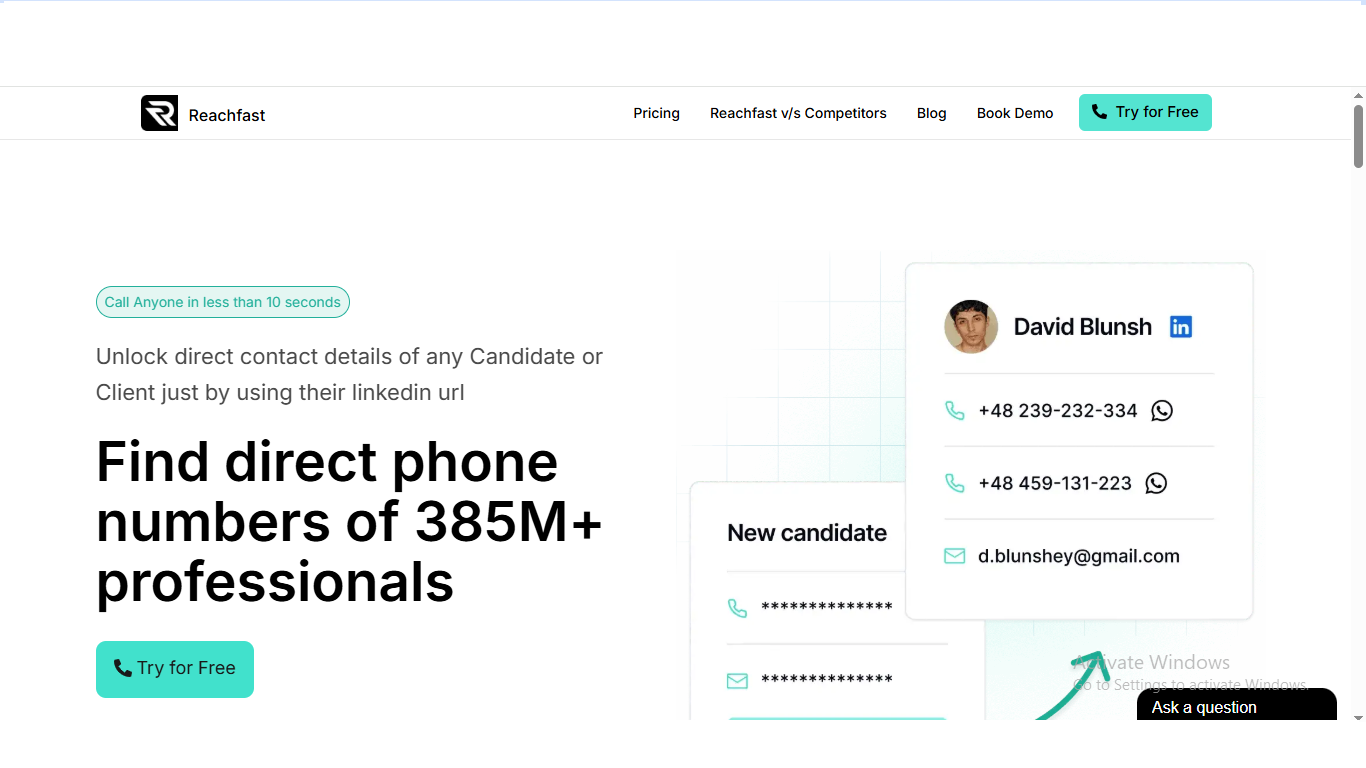 Reachfast.ai 