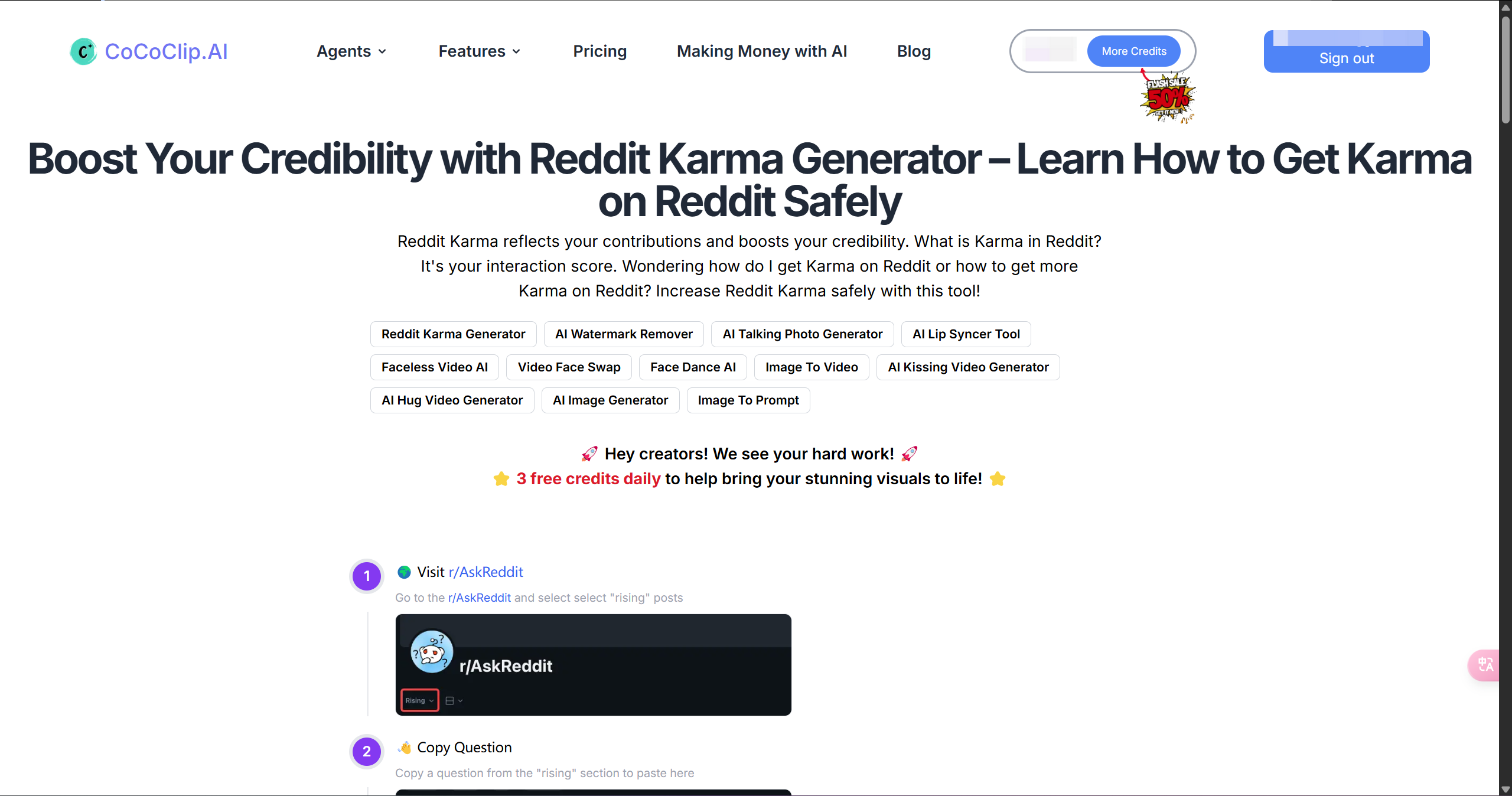 Reddit Karma Generator 
