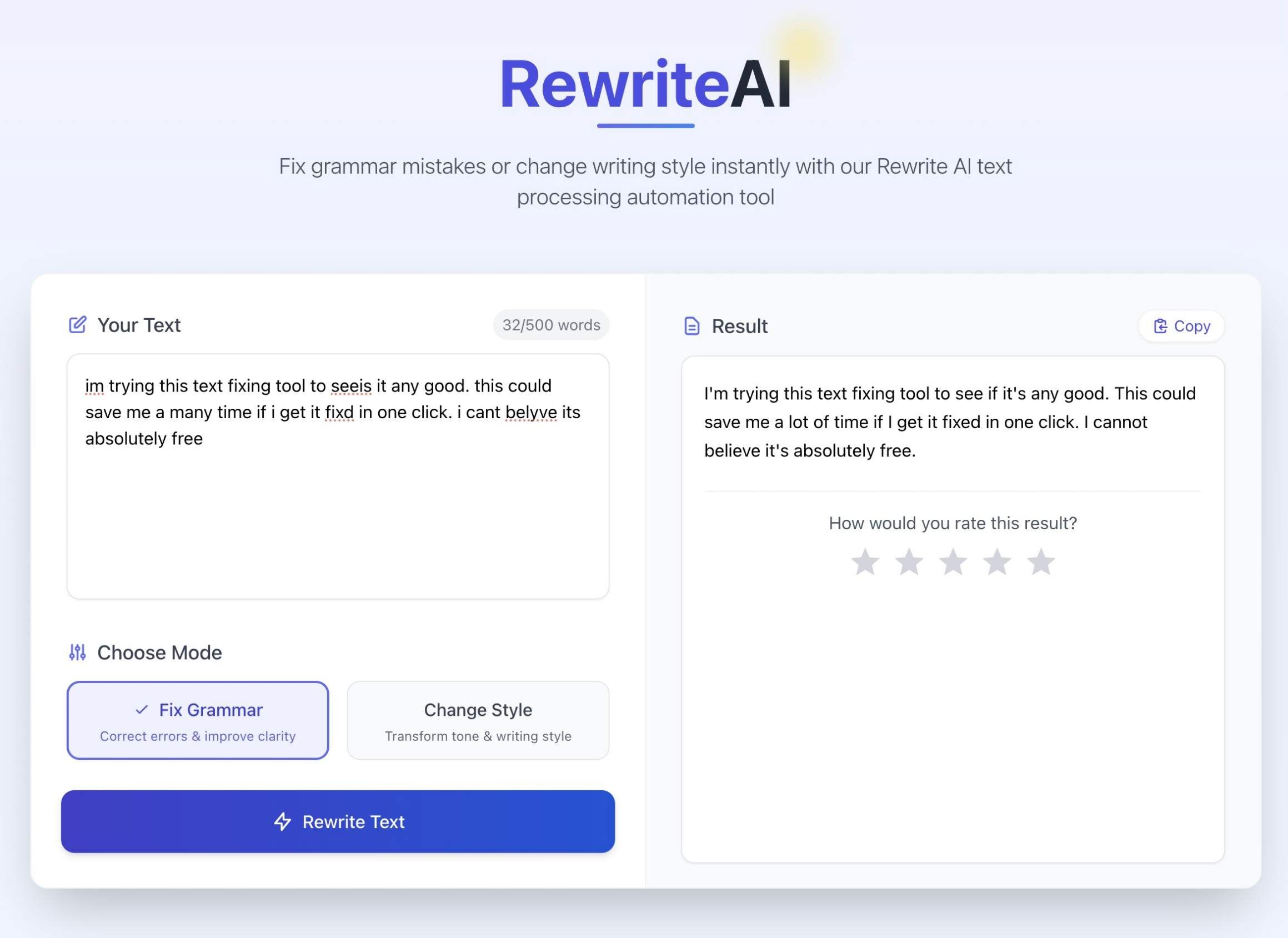 Rewrite AI 