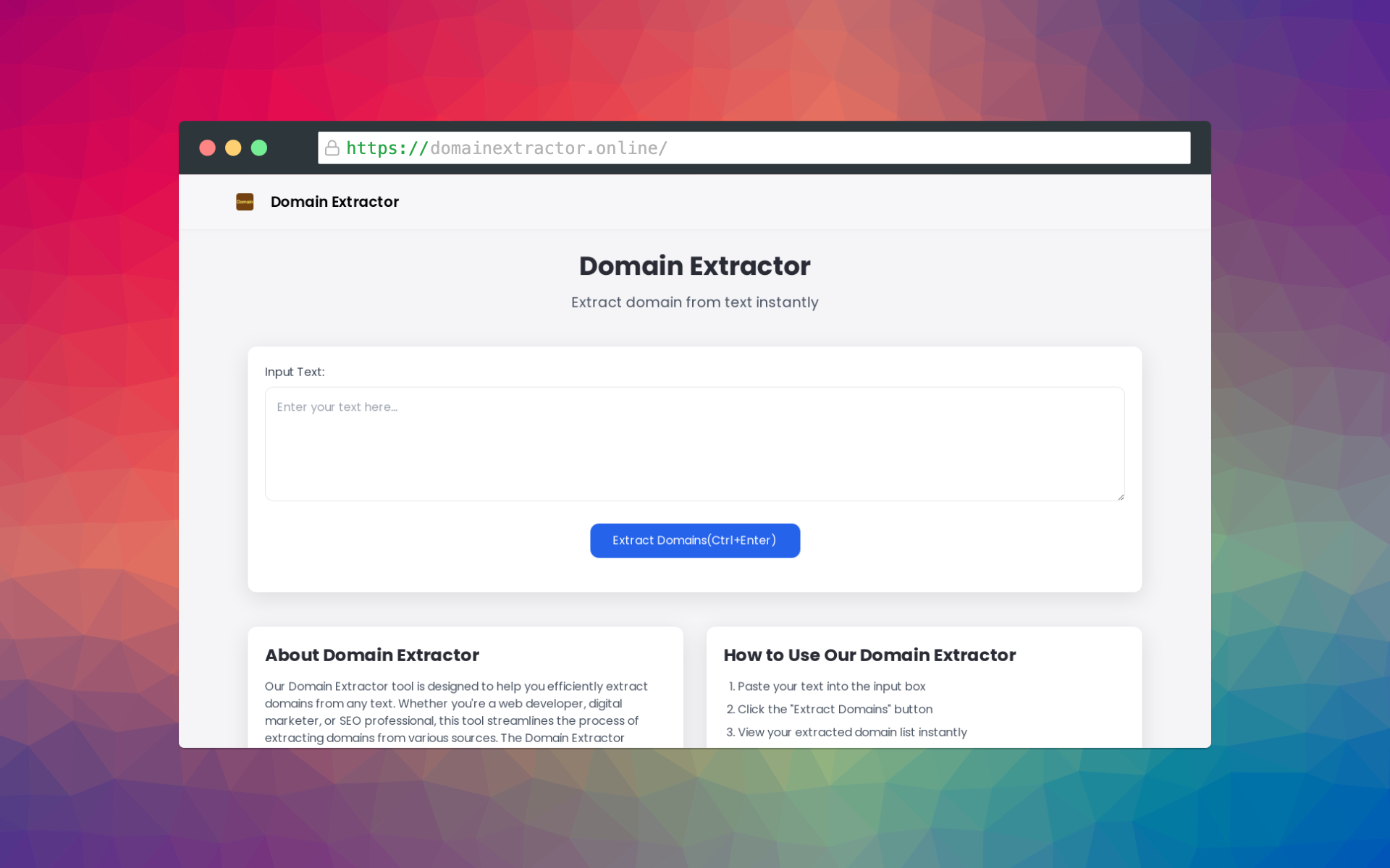 Domain Extractor 